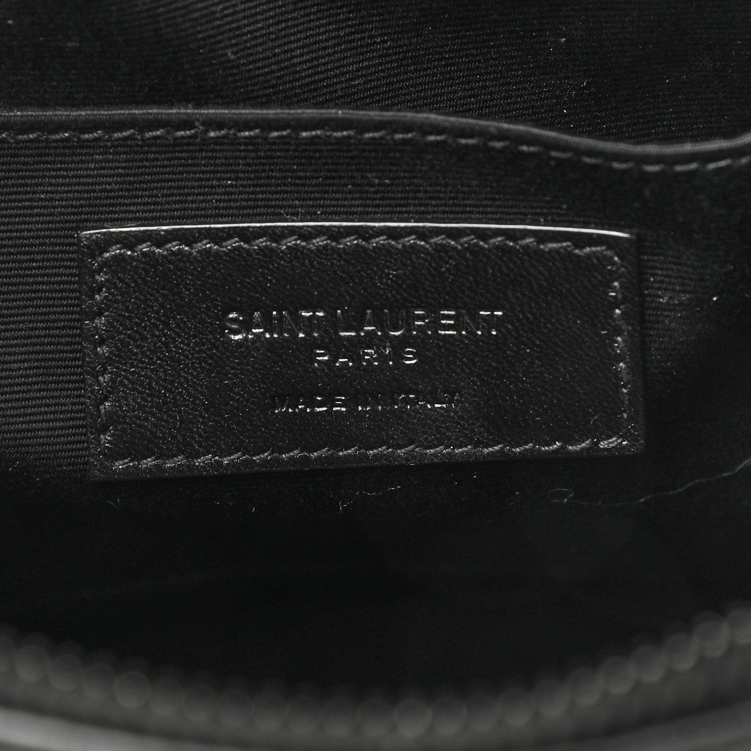 Saint Laurent Calfskin Matelasse Monogram Lou Camera Bag Black 5 of 15