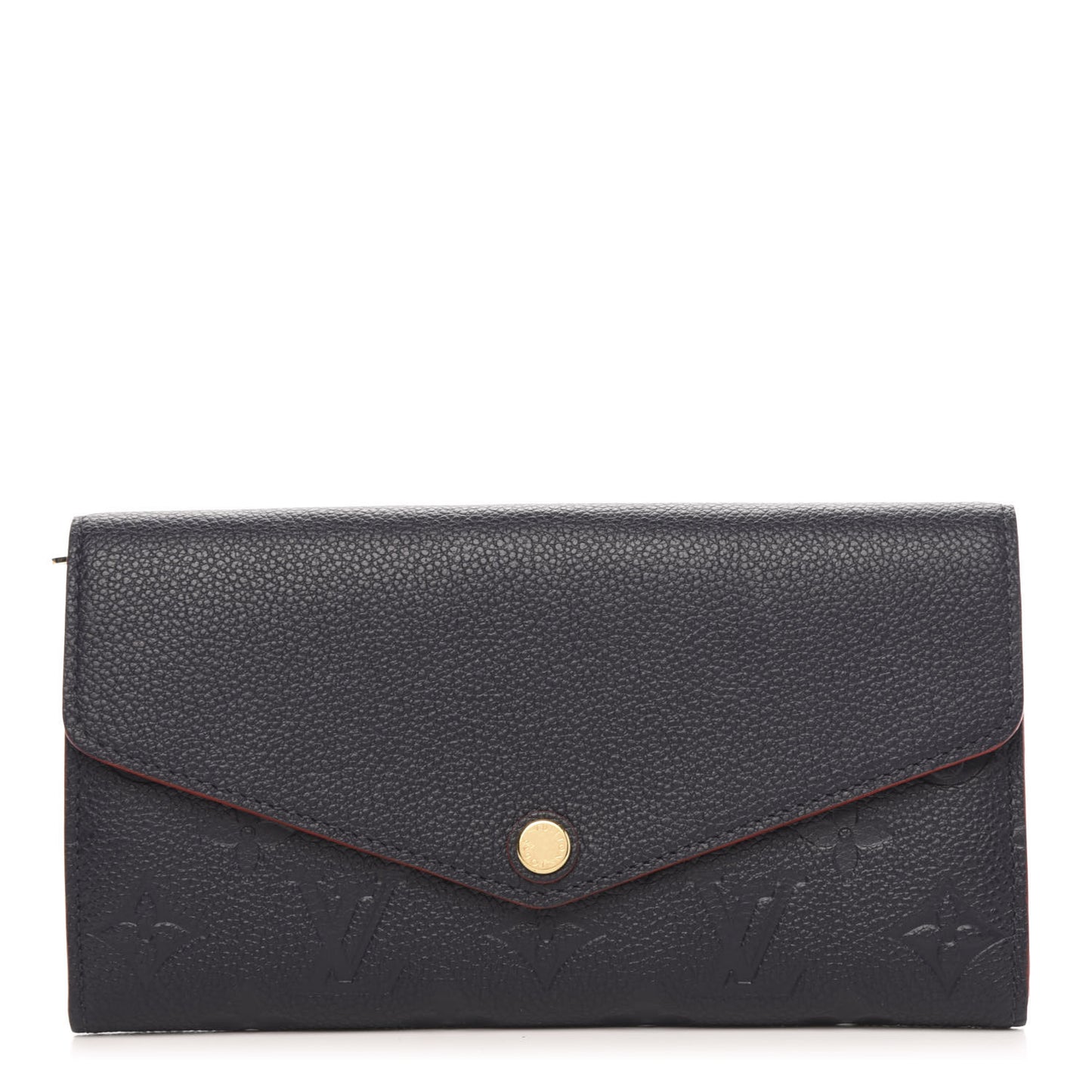 Empreinte Sarah Wallet NM Marine Rouge