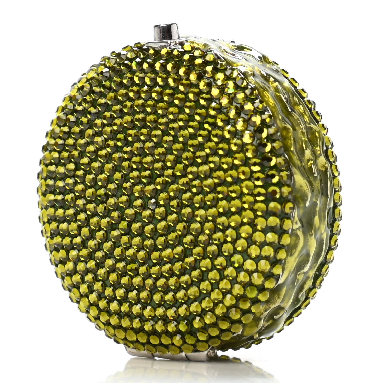 Judith Leiber Crystal French Macarons Minaudiere Pill Box Green 2 of 4