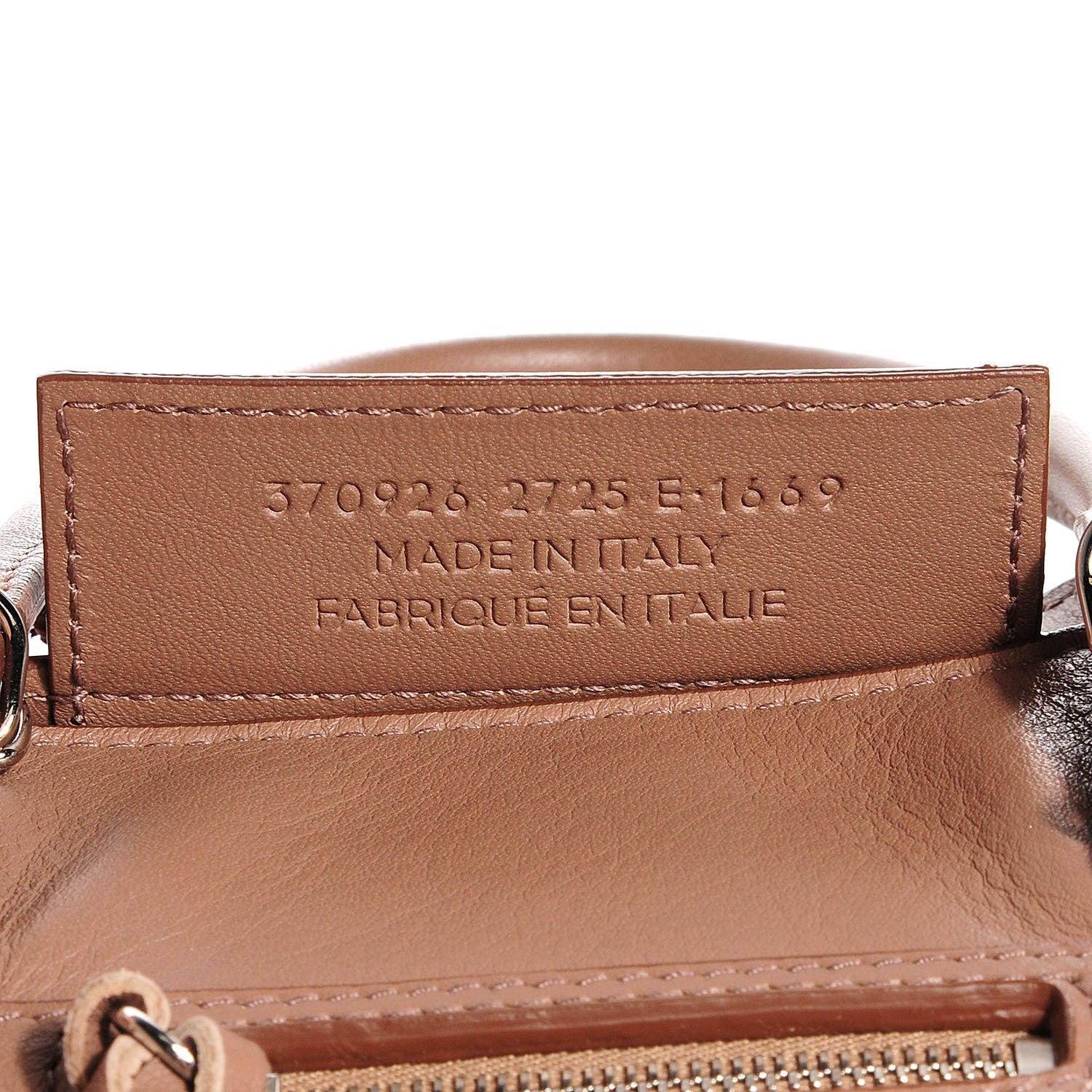 Balenciaga Veau Papier A6 Zip Around Tote Sable 7 of 11
