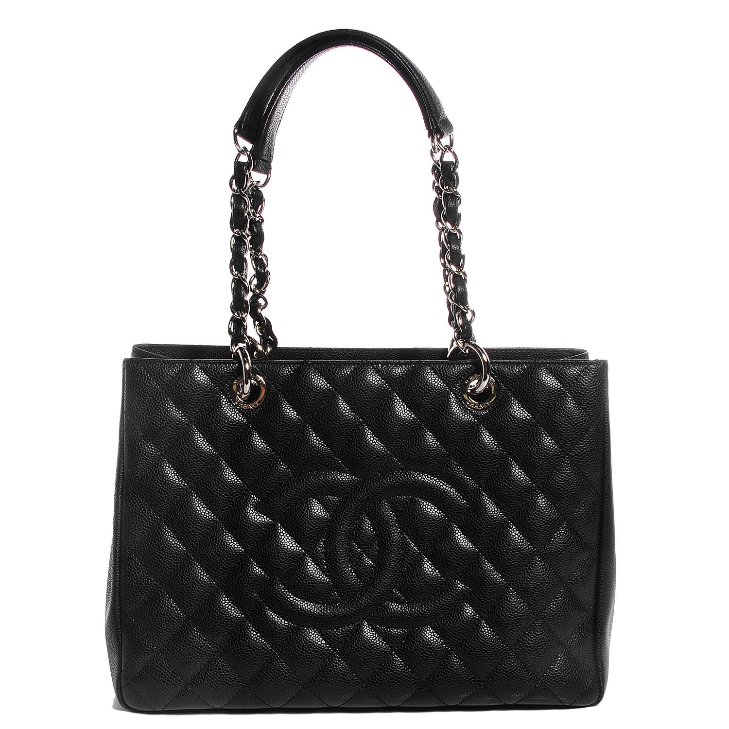 Chanel Caviar Quilted Grand Shopping Tote GST Black 1 of 7