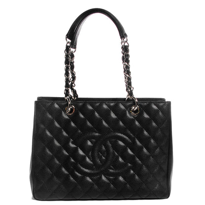 Chanel Caviar Quilted Grand Shopping Tote GST Black 1 of 7