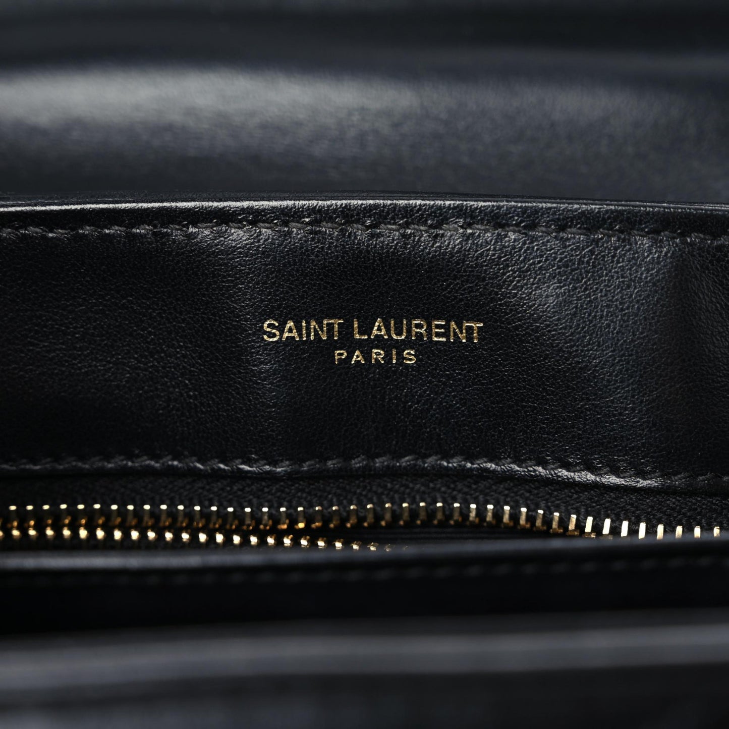 Calfskin Y Quilted Monogram Toy Loulou Crossbody Bag Black