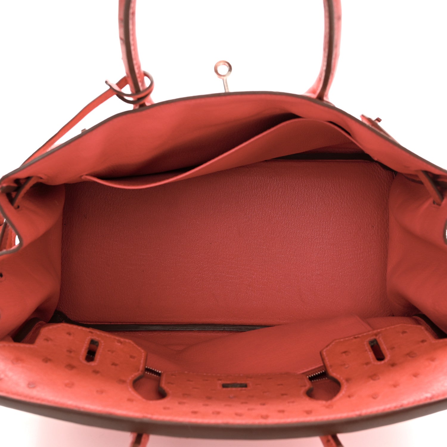 Hermes Ostrich Birkin 30 Bougainvillea 5 of 14
