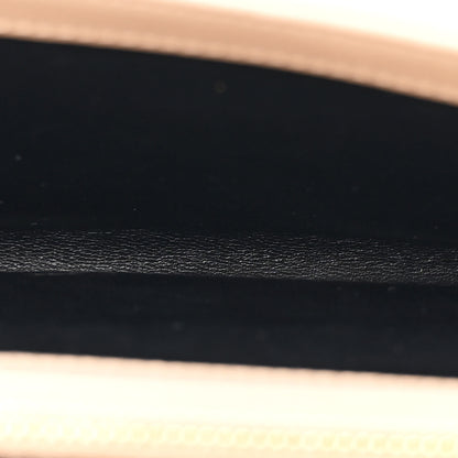 Saint Laurent Grain De Poudre Mixed Matelasse Triquilt Monogram Chain Wallet Dark Beige 5 of 11