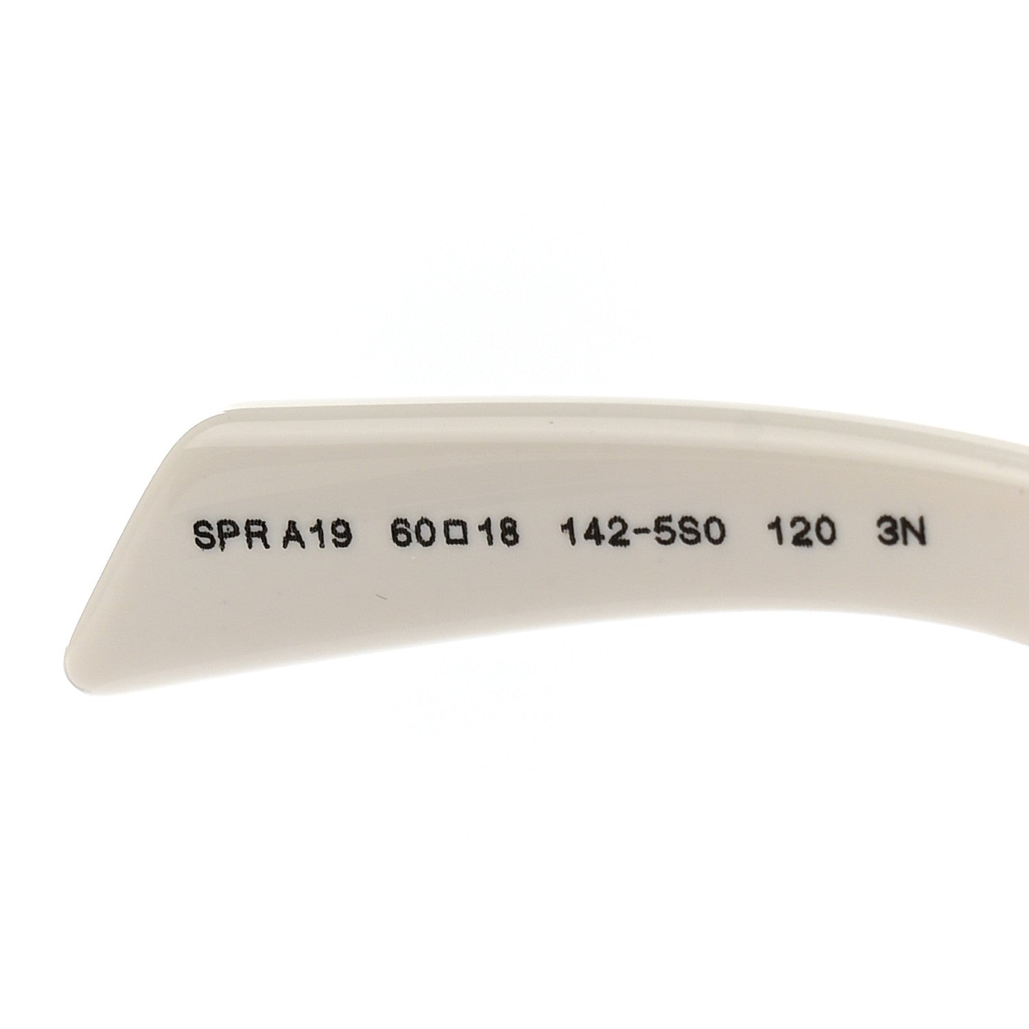Prada Acetate Symbole Sunglasses SPR A19 White 5 of 8