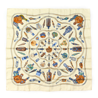 Hermes Silk Qu'Importe Le Flacon Scarf 90 1 of 5
