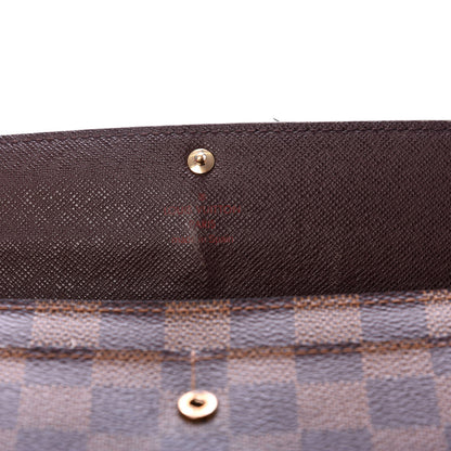 Louis Vuitton Damier Ebene Sarah Wallet 6 of 10