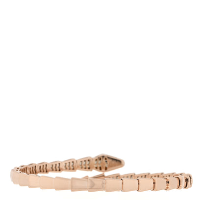 Bulgari 18K Rose Gold Diamond Serpenti Viper Bracelet S 2 of 4