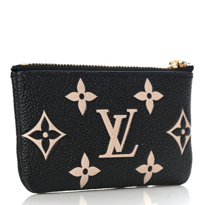 Louis Vuitton Empreinte Monogram Giant Key Pouch Black Beige 3 of 10