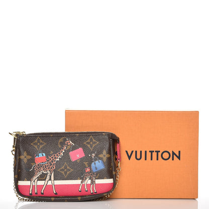 Louis Vuitton Monogram 2017 Christmas Animation Mini Pochette Accessories 8 of 8