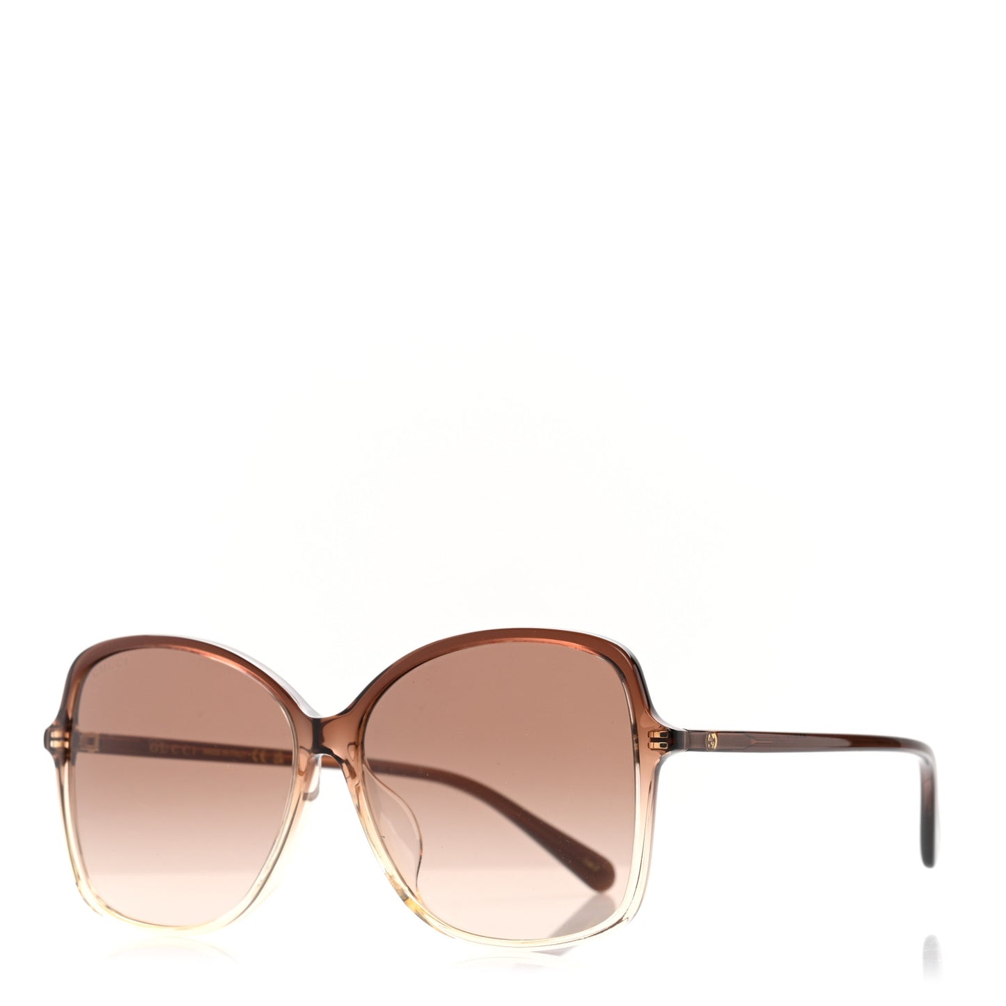 Acetate Oversize Round Frame Sunglasses GG0546SK Tortoise