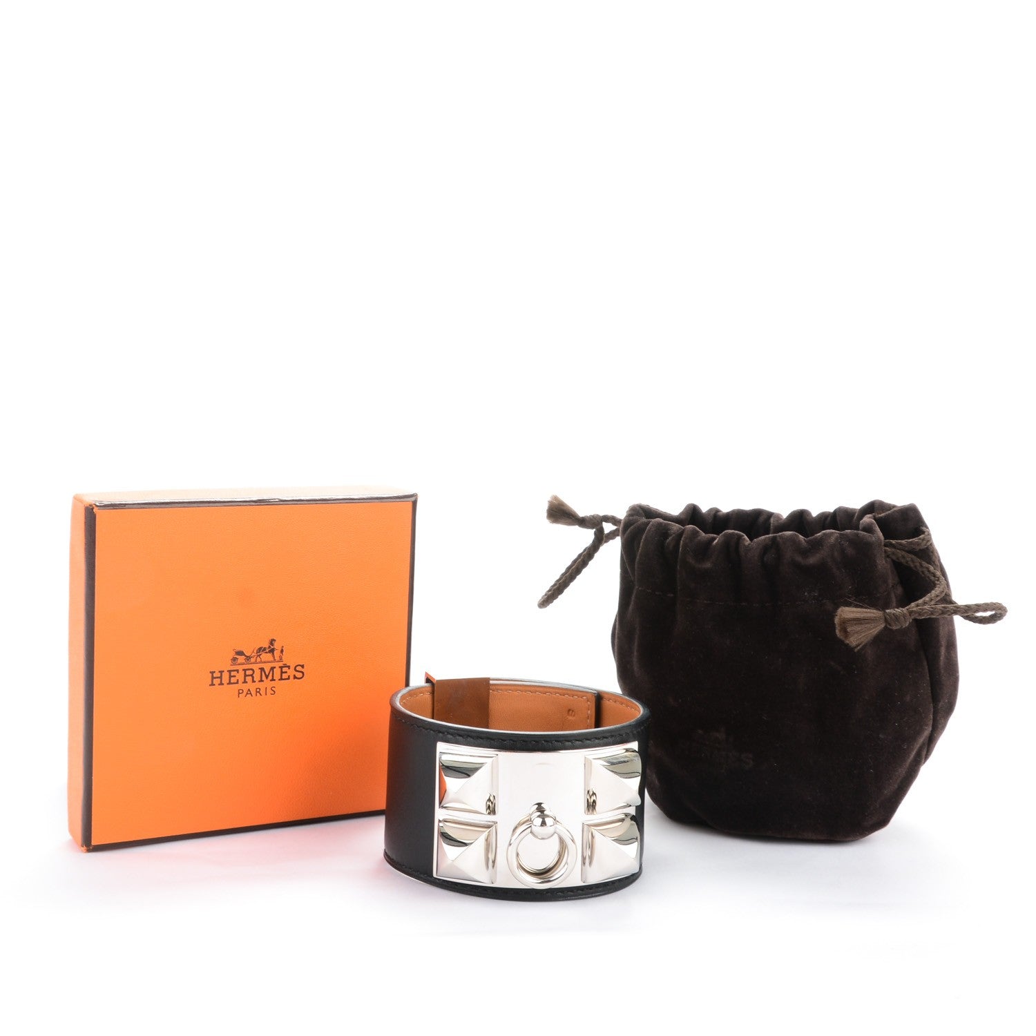 Hermes Chamonix Collier De Chien CDC Bracelet S Black 8 of 8