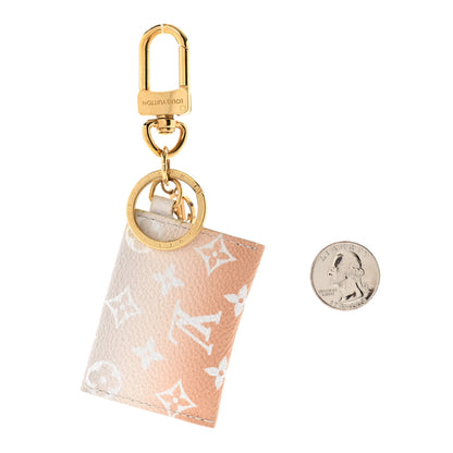 Louis Vuitton Monogram By The Pool Kirigami Pouch Key Holder Bag Charm Brume 2 of 5