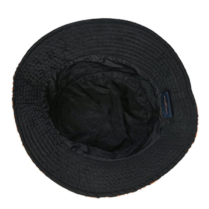 Louis Vuitton Nylon Canvas Monogram Giant Crafty Reversible Bucket Hat Black Creme Caramel 4 of 6