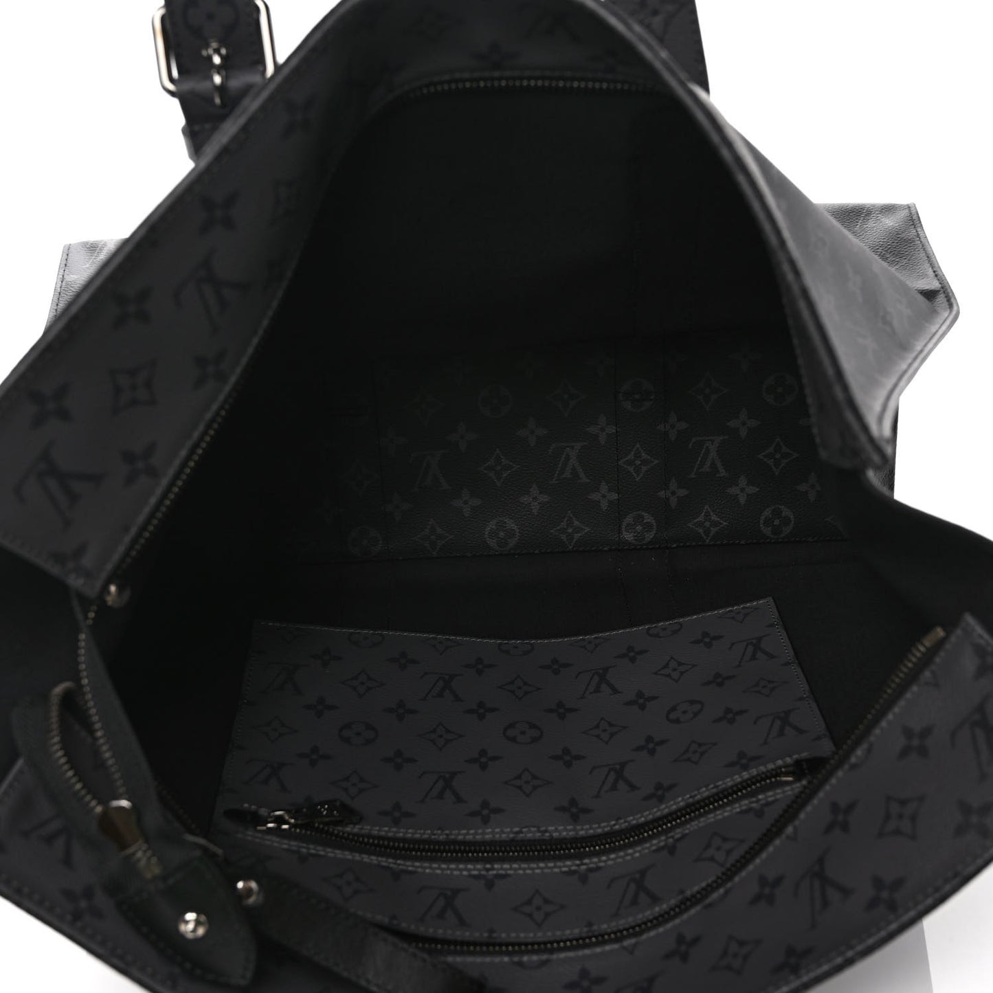 Monogram Eclipse Cabas Zippe GM Black