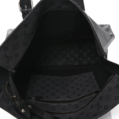 Louis Vuitton Monogram Eclipse Cabas Zippe GM Black 5 of 10