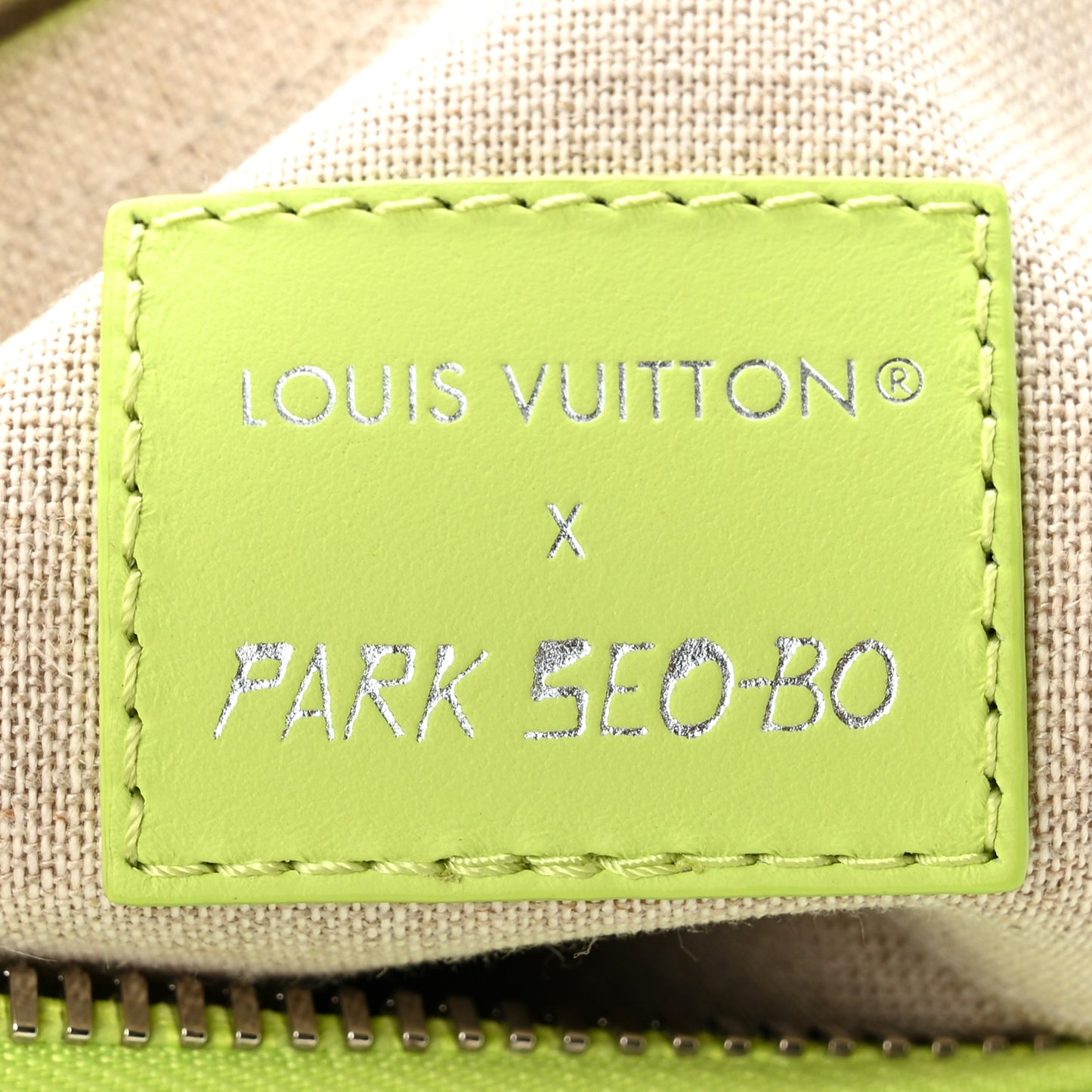 LV X Park Seo-Bo Epi Bandouliere 25  Green