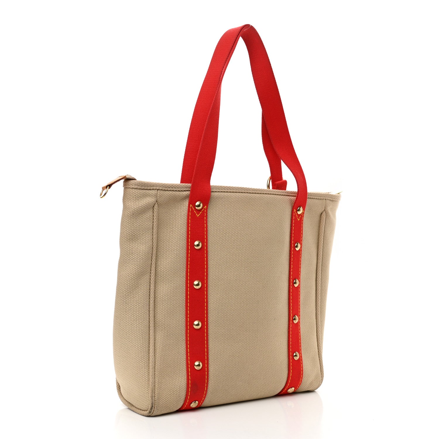 Louis Vuitton Toile Antigua Cabas MM Beige 3 of 12