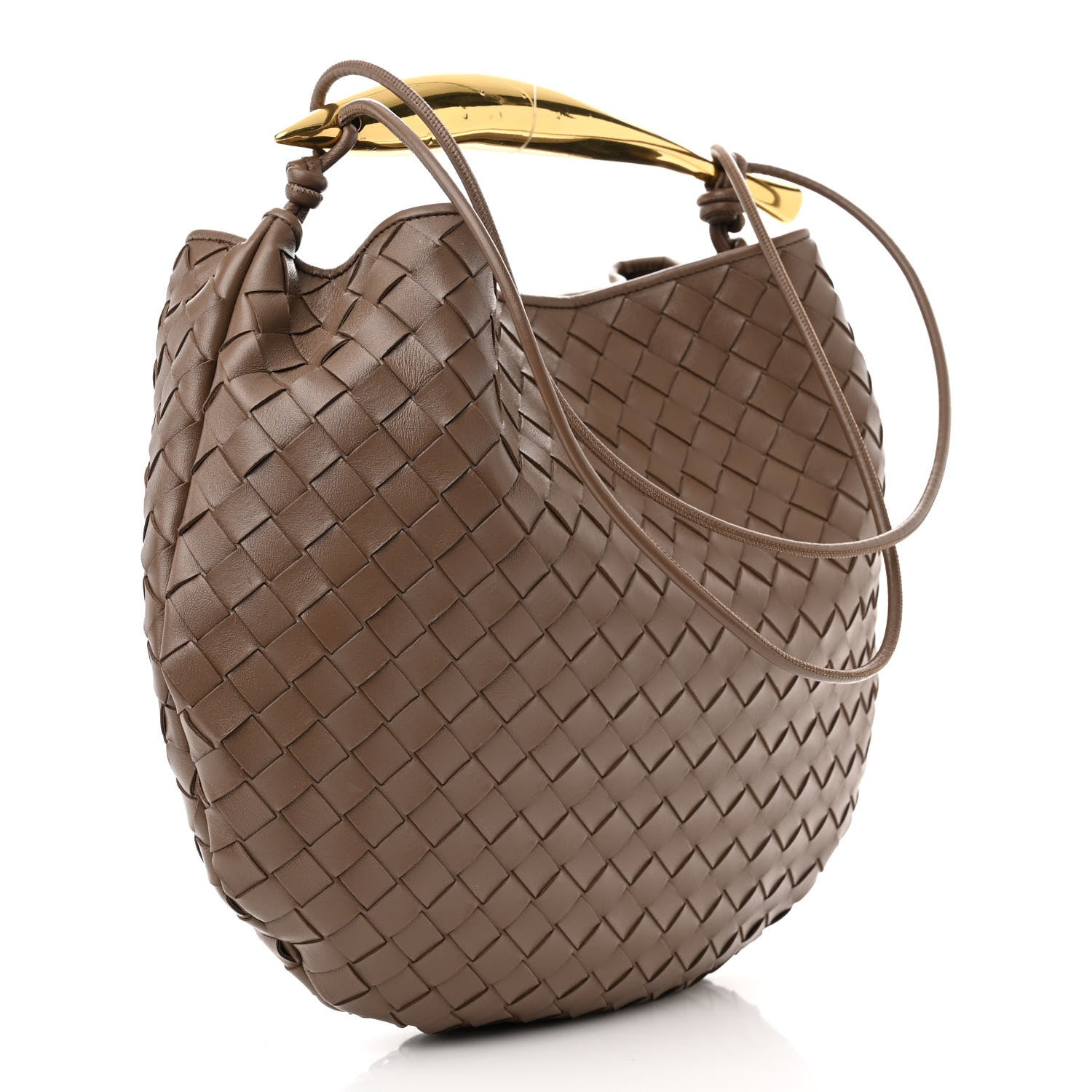 Bottega Veneta Nappa Intrecciato Medium Sardine Bag Taupe Grey 4 of 13