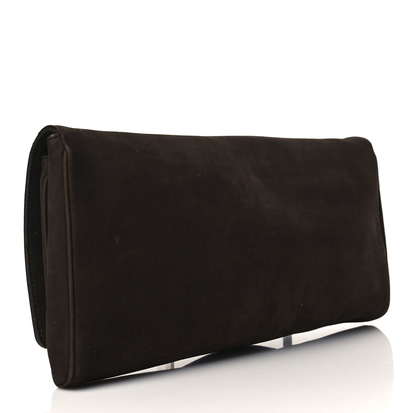 Nubuck Ribot Horse-Heads Clutch Brown