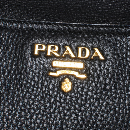 Prada Vitello Daino Shoulder Bag Nero Black 6 of 9