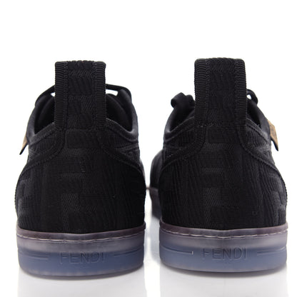 Fendi Corda FF Promenade Low Top Sneakers 37.5 Black 7 of 11