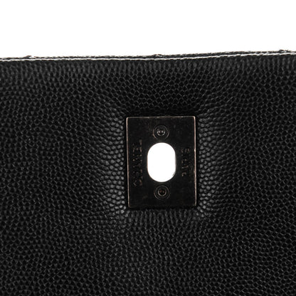 Chanel Caviar Quilted Small Coco Handle Flap Black 6 of 8