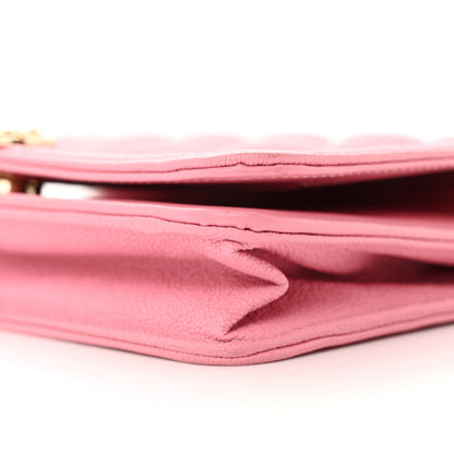 Chanel Caviar Quilted Boy Wallet On Chain WOC Light Pink 11 of 17