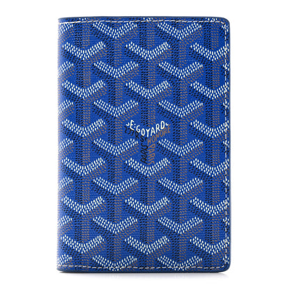 Goyard Goyardine Grenelle Passport Wallet Sky Blue 1 of 8