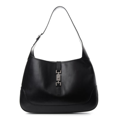 Gucci Calfskin Jackie O Hobo Black 1 of 9