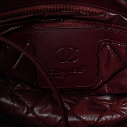 Chanel Nylon Quilted Coco Cocoon Reversible Tote Black 6 of 10