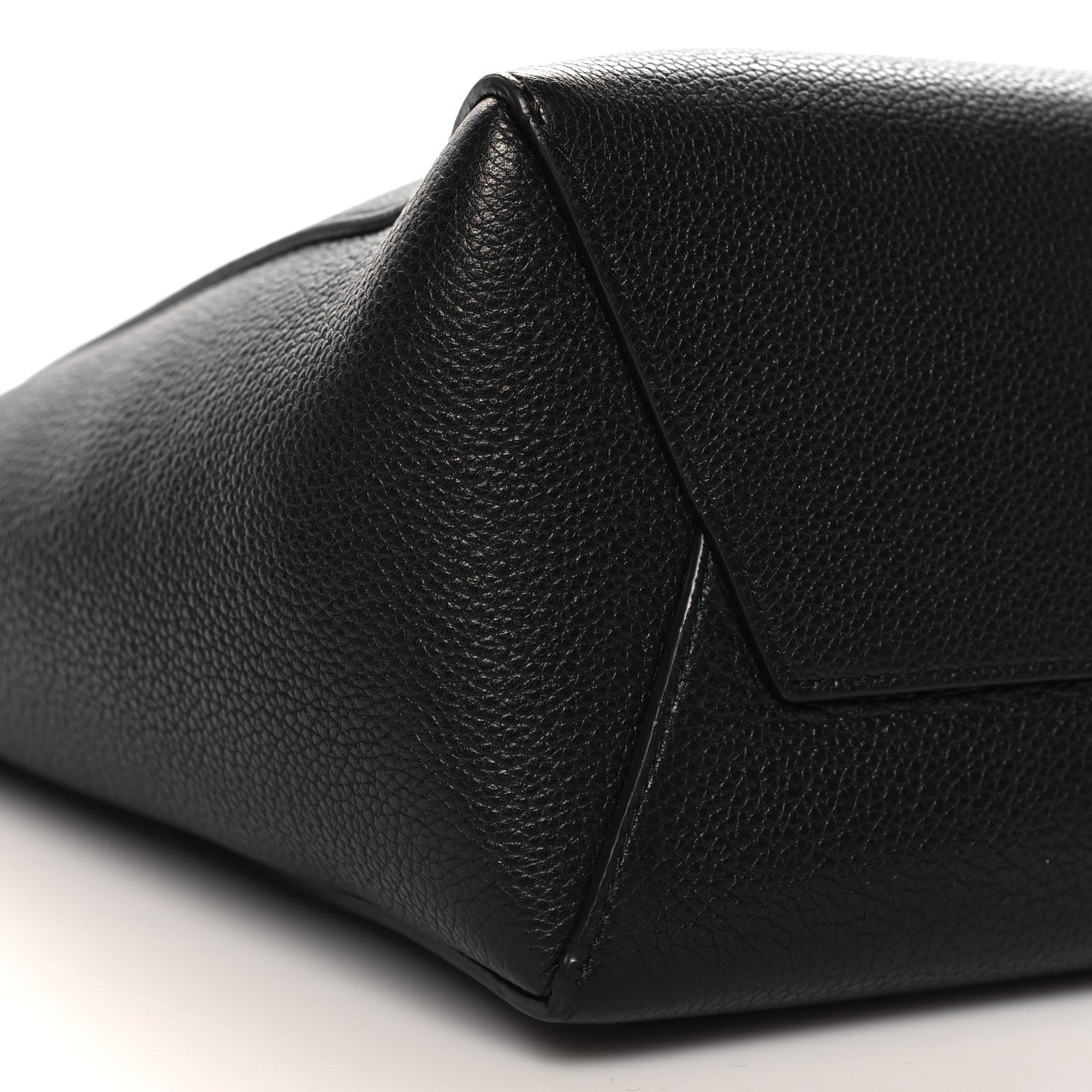 Celine Soft Grained Calfskin Small Sangle Bucket Bag Black 9 of 10