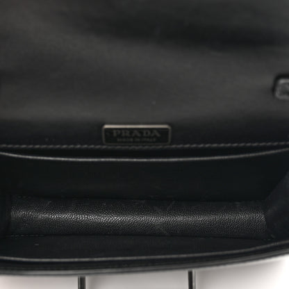 Prada City Calfskin Saffiano Cahier Bag Black 6 of 9