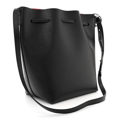 Mansur Gavriel MANSUR GAVRIEL Saffiano Bucket Bag Black Flamma 4 of 17