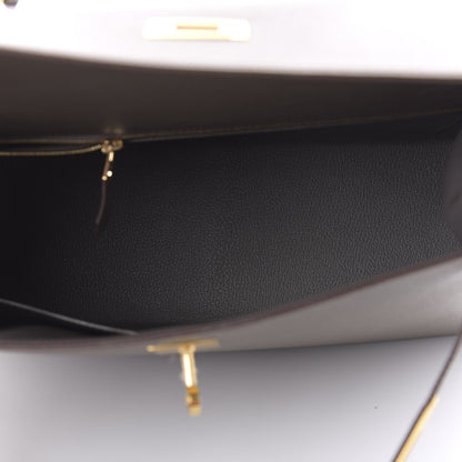 Hermes Epsom Kelly Sellier 32 Etain 5 of 11