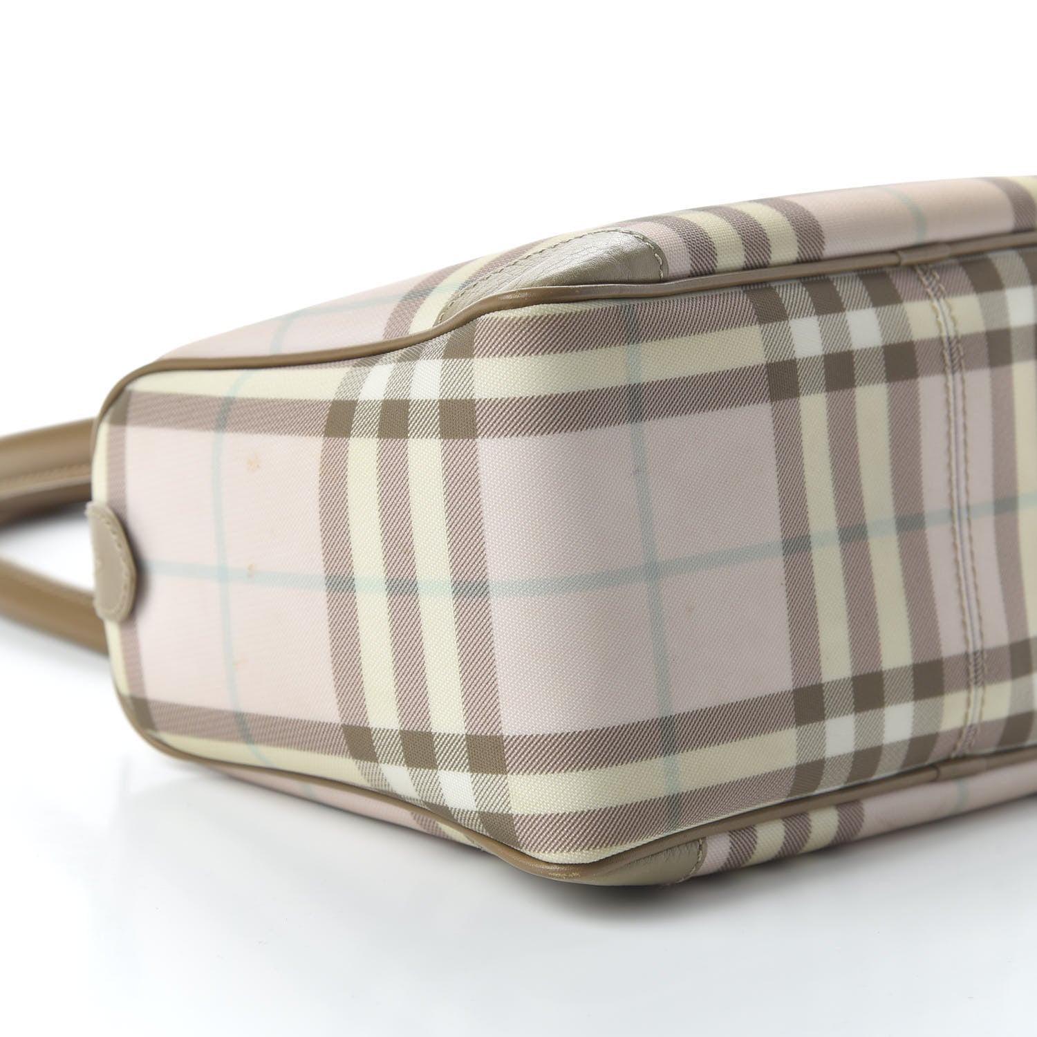 Burberry Candy Check Small Tote Pink 6 of 10