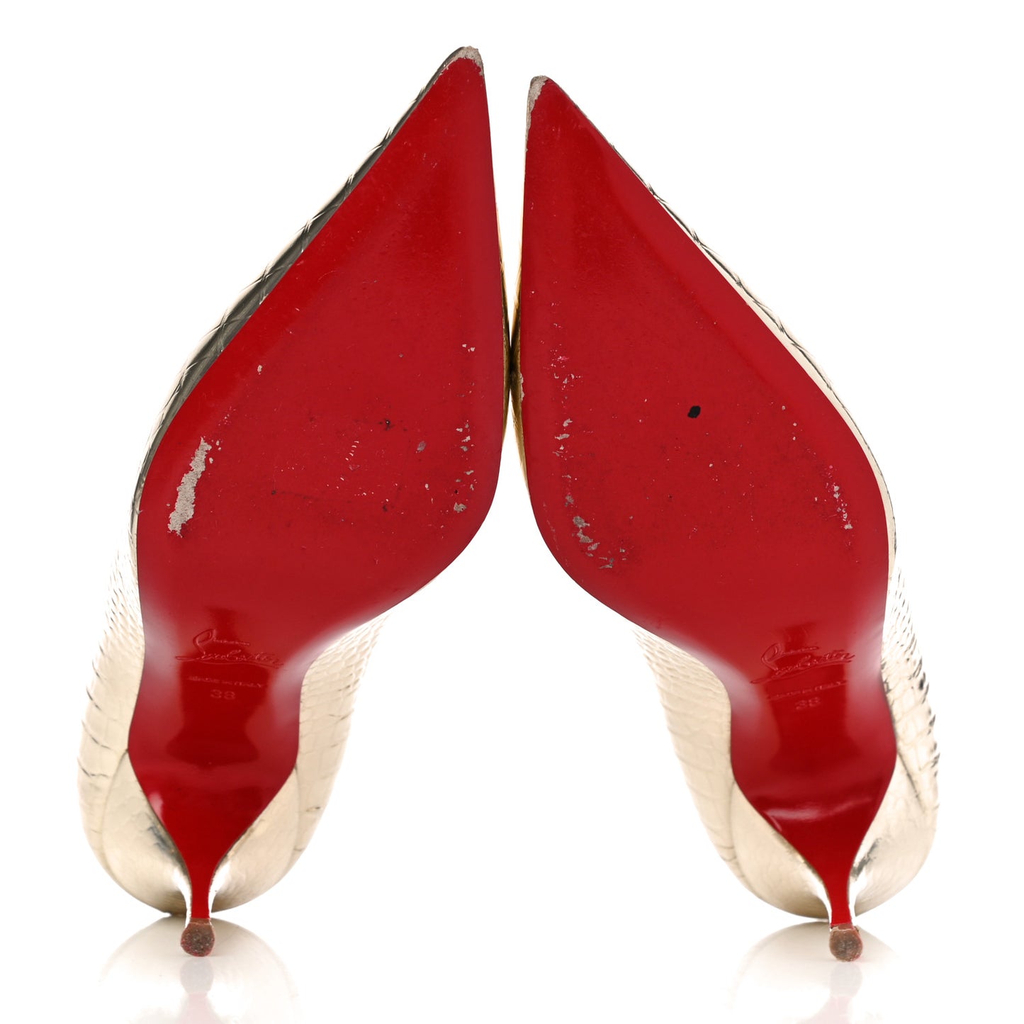 Metallo Cocco Clare 80 Pumps 38 Platine