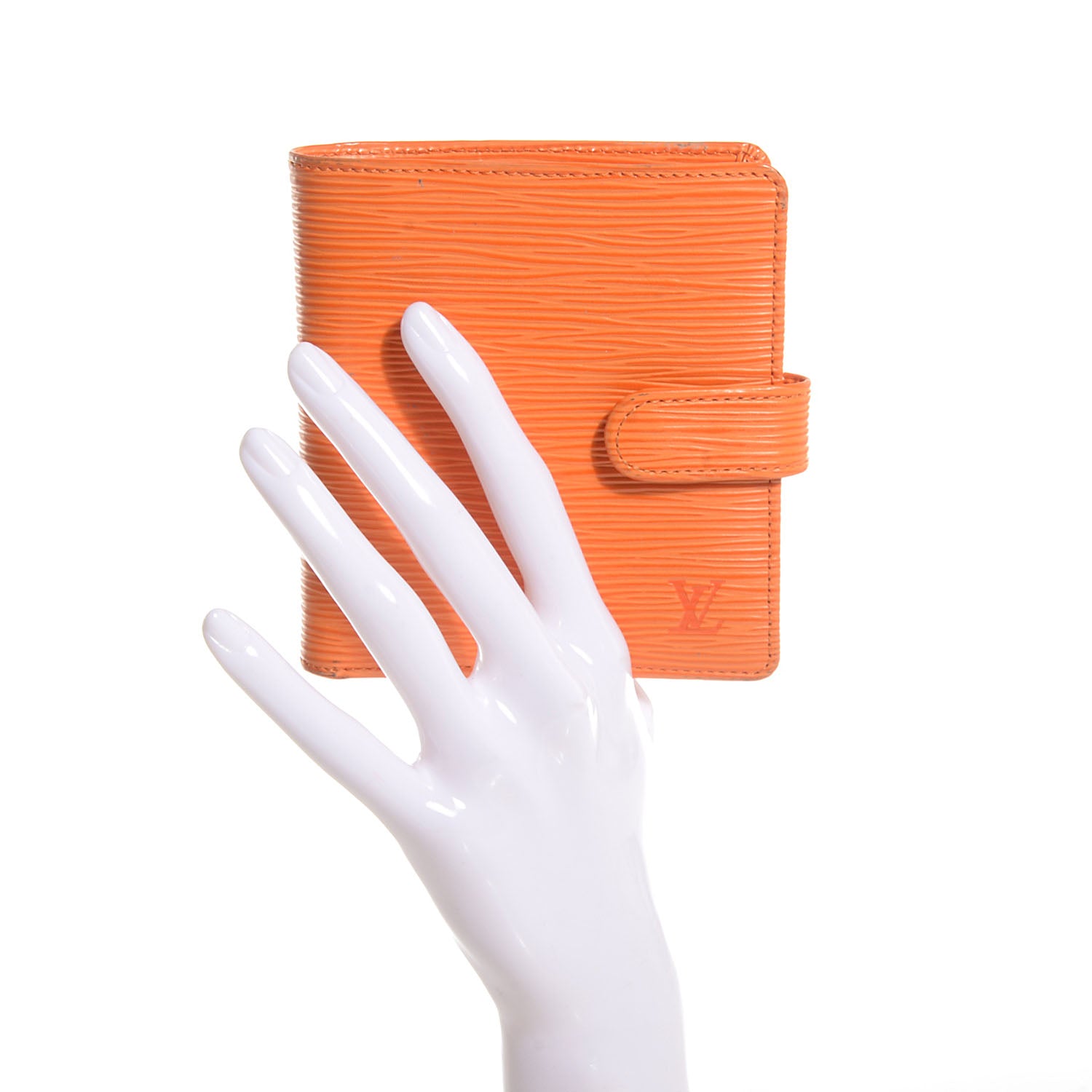 Louis Vuitton Epi Porte-Billets Compact Wallet Mandarin 2 of 7