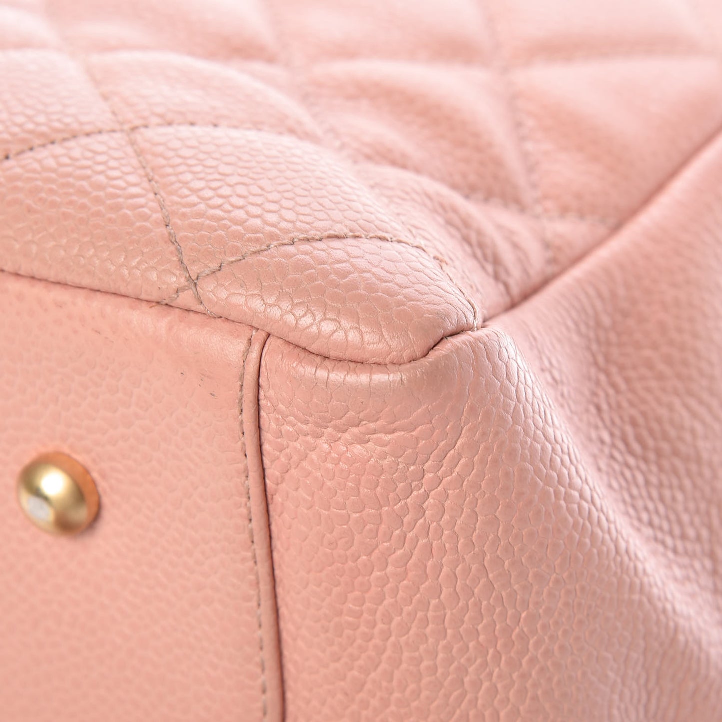 Caviar Quilted Petit Timeless Shopping Tote PTT Pink