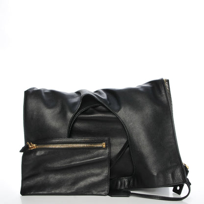 Tom Ford Ramskin Large Alix Padlock Zip Shoulder Bag Black 4 of 10
