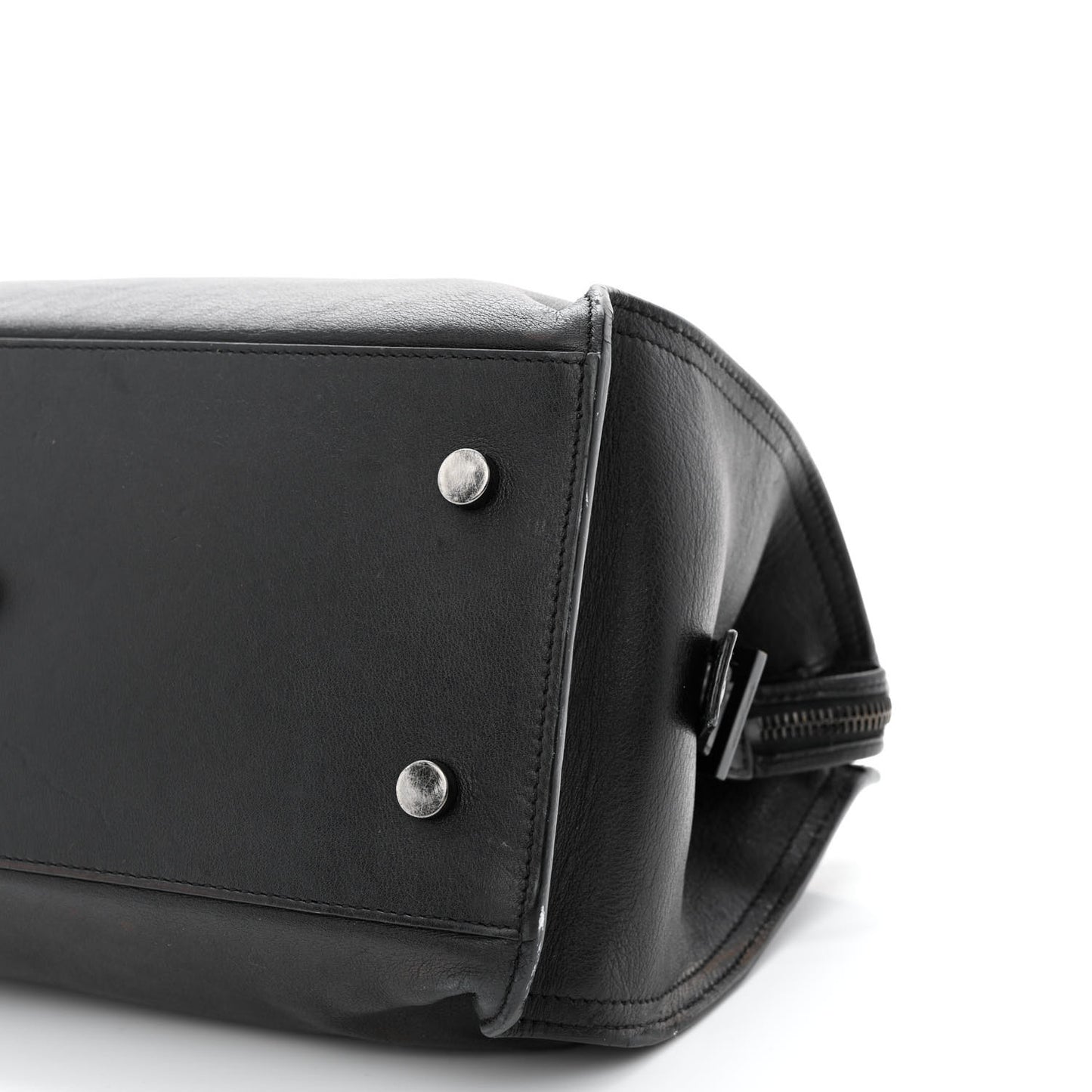 Calfskin Small Monogram Cabas Black