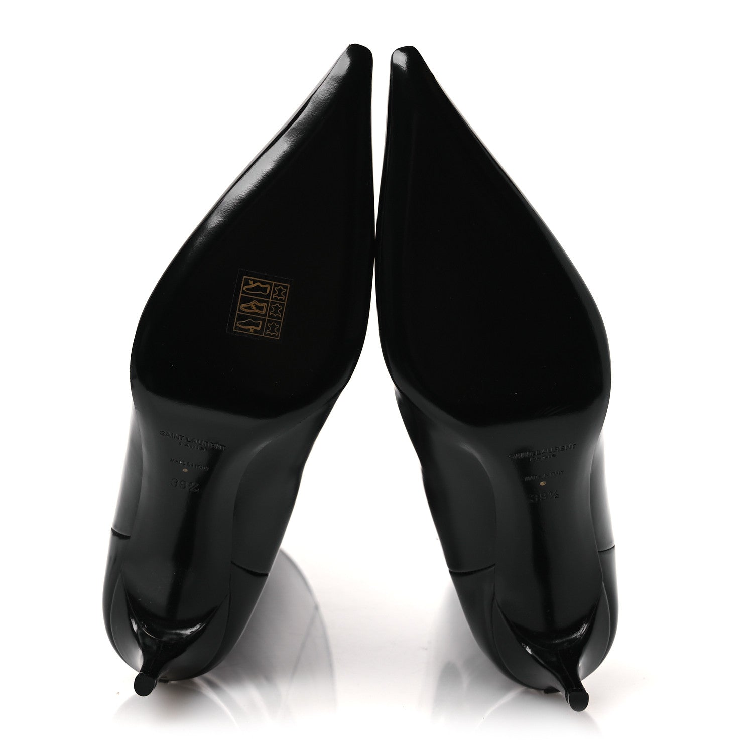 Saint Laurent Vitello Marilyn Hacker 70mm Luz Boots 39.5 Black 7 of 11