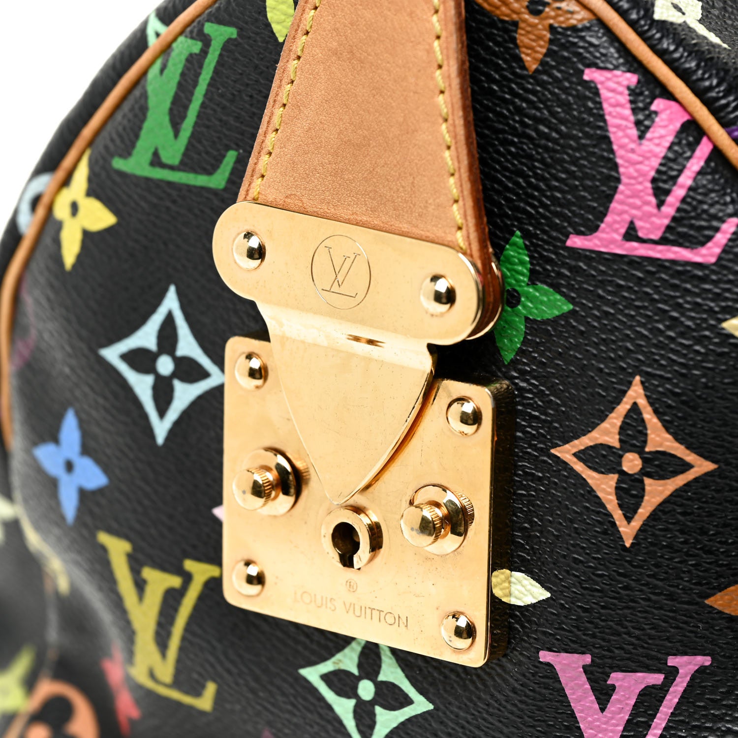Louis Vuitton Monogram Multicolor Speedy 30 Black 50 of 65