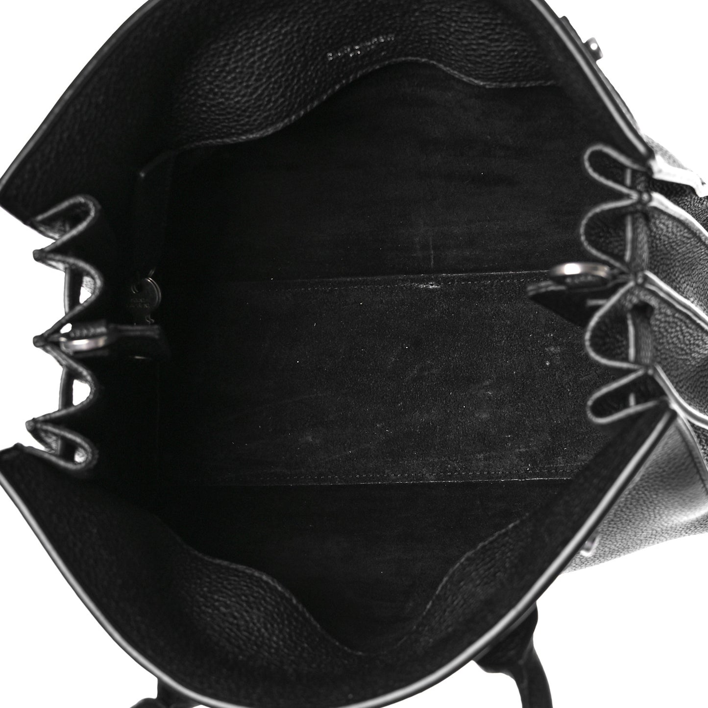 Grained Calfskin Baby Sac De Jour Souple Black