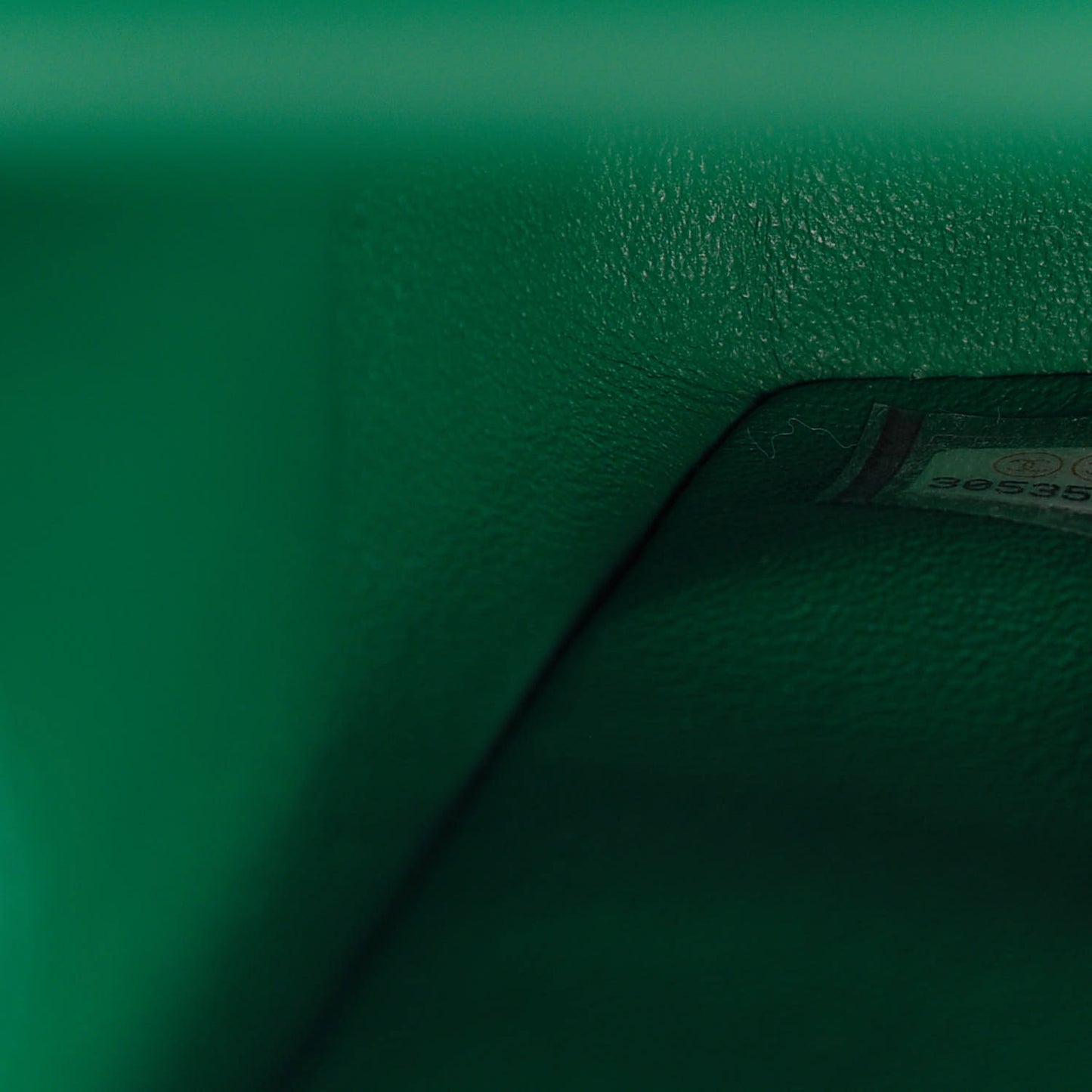 Caviar Quilted Jumbo Double Flap Green