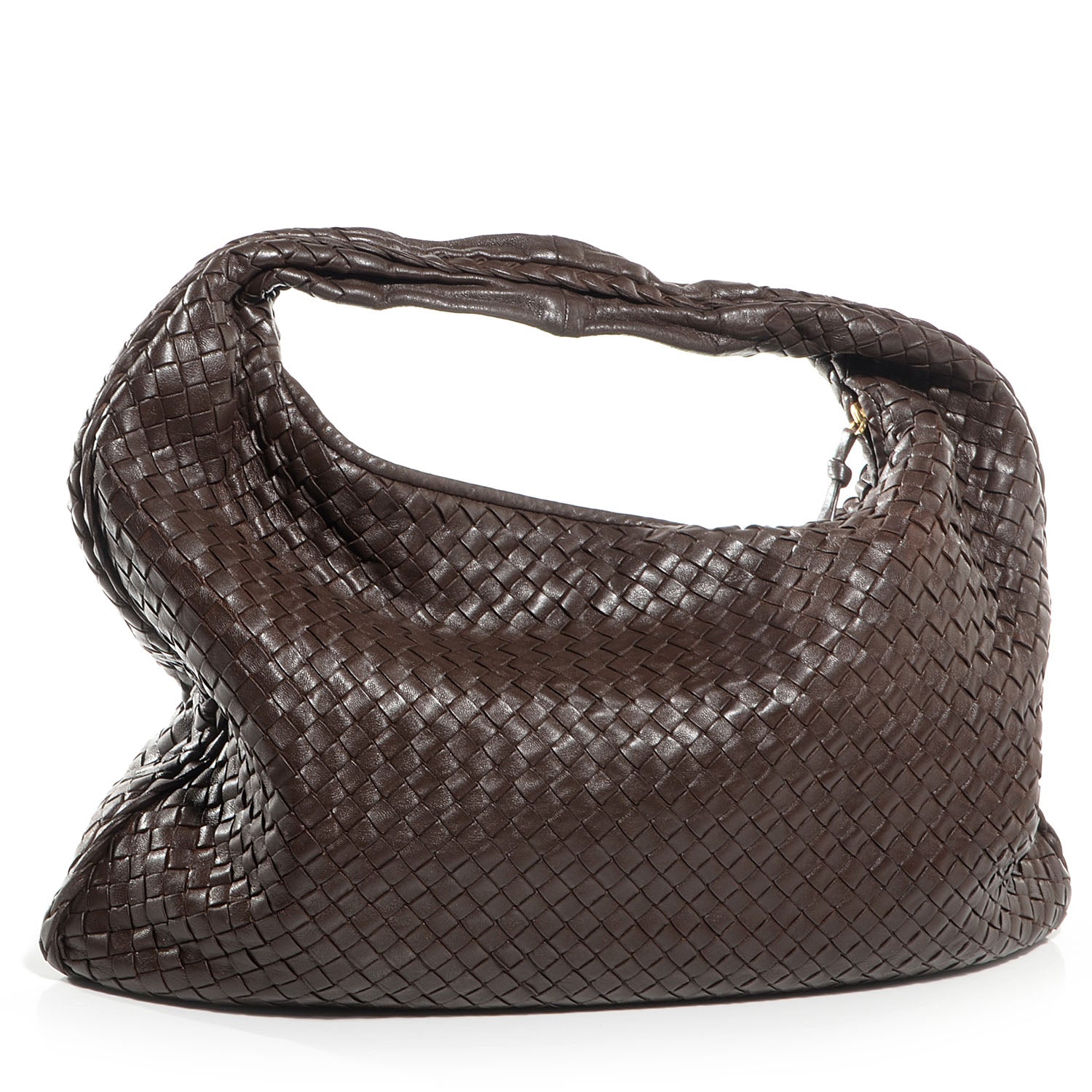 Bottega Veneta Nappa Intrecciato Large Veneta Hobo Ebano 3 of 8