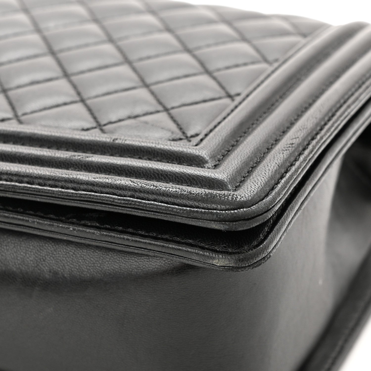 Chanel Lambskin Quilted New Medium Boy Flap Black 10 of 14