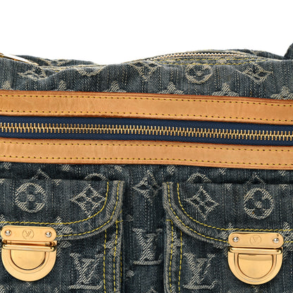 Louis Vuitton Monogram Denim Baggy PM Blue 7 of 14