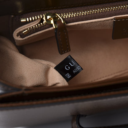 Gucci Azalea Calfskin Horsebit 1955 Shoulder Bag Brown Sugar 10 of 12